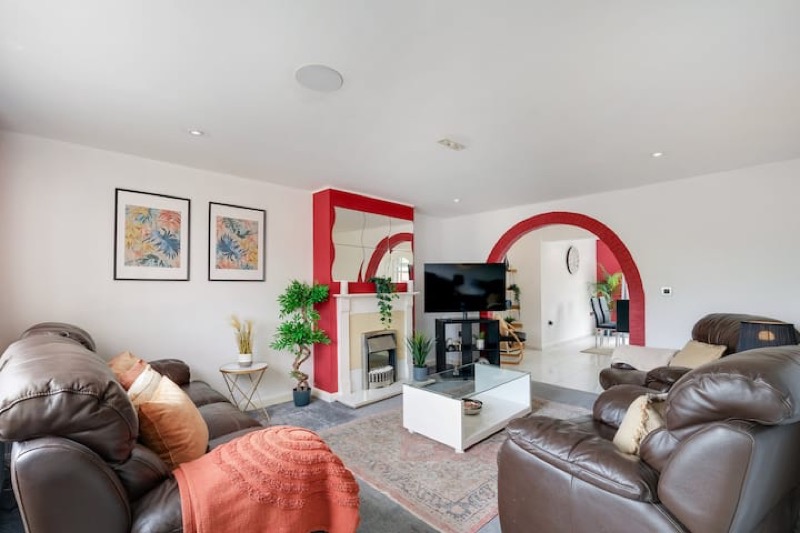 Living room of the Slough house